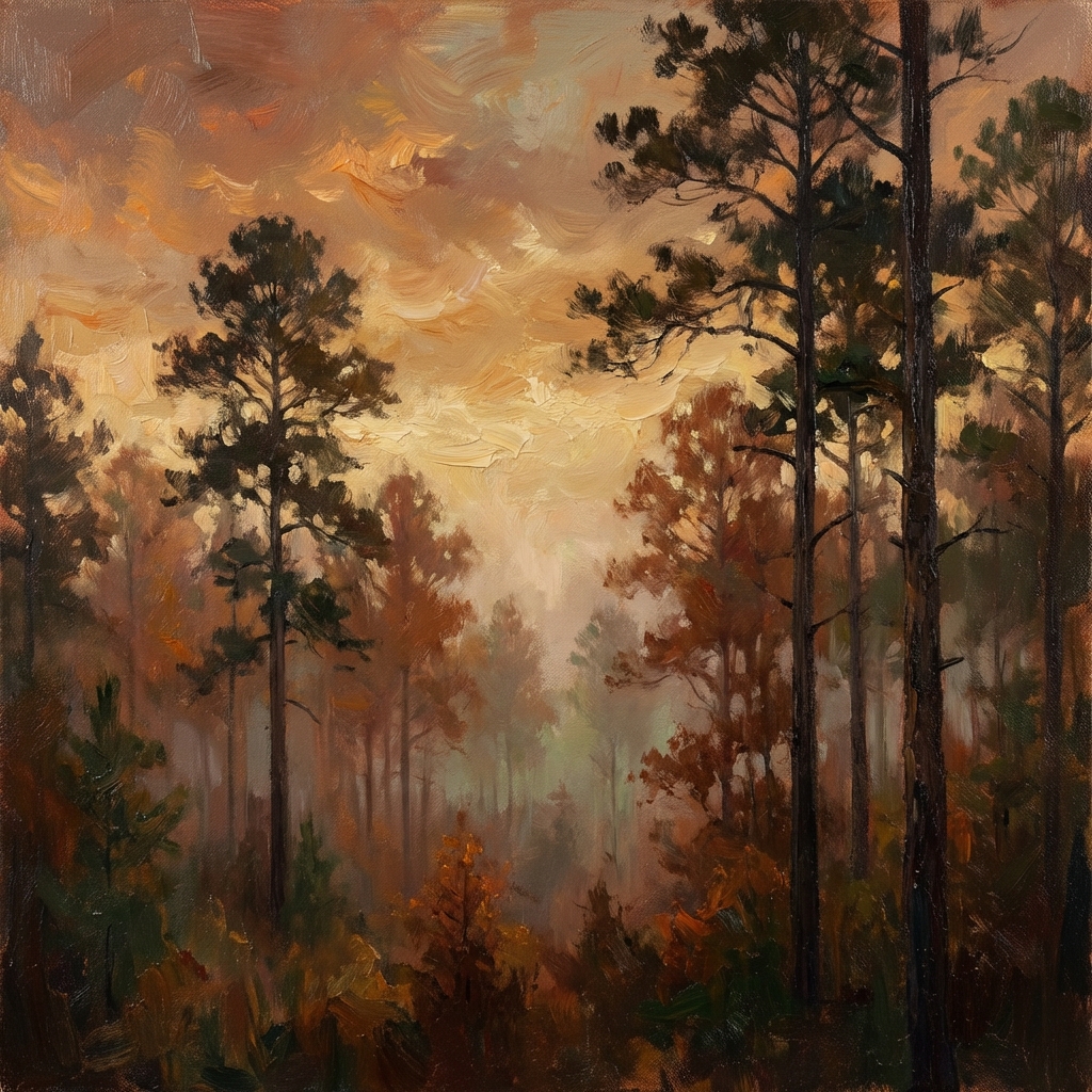 East Texas piney woods